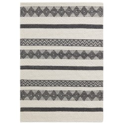 Dywan wełniany 160 x 230 cm beżowo-szary DAVUTLAR