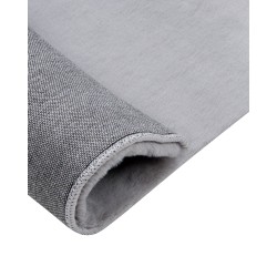 Dywan sztuczne futro królika 80 x 150 cm szary MIRPUR