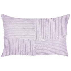 Zestaw 2 poduszek dekoracyjnych MILLET Sztruks 30 x 50 cm Fioletowy Wzór geometryczny