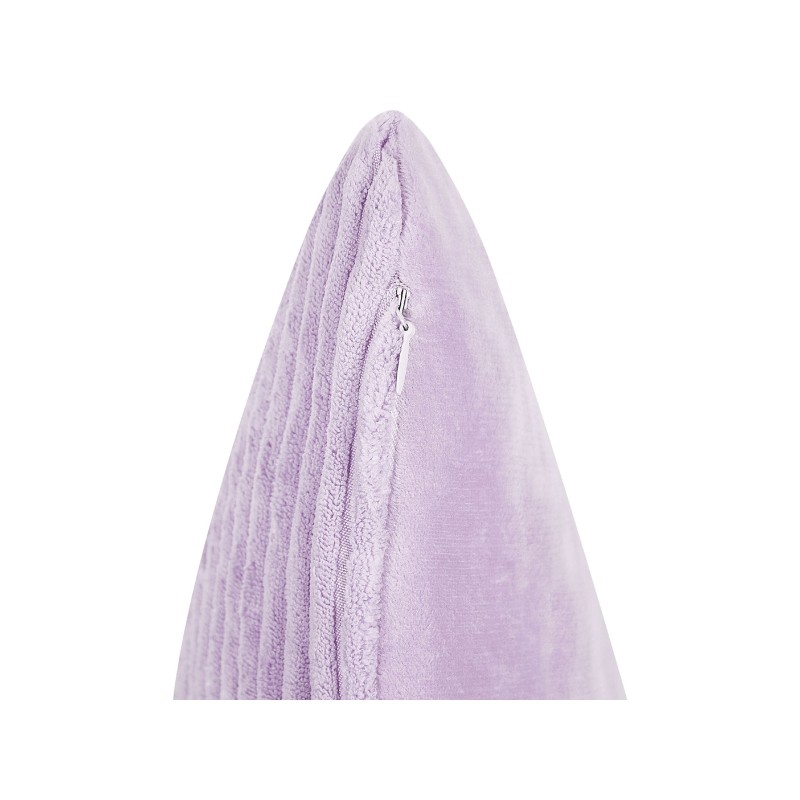 Zestaw 2 poduszek dekoracyjnych MILLET Sztruks 30 x 50 cm Fioletowy Wzór geometryczny