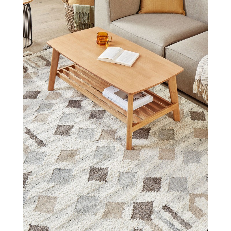 Dywan wełniany kilim 160 x 230 cm wielokolorowy KAGHTSRASHEN