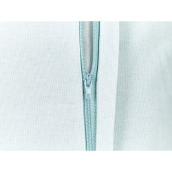 Poduszka dekoracyjna LEATHESIA Welur 45 x 45 cm Błękitny Wzór abstrakcyjny