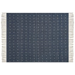 Koc TAARI Bawełna 130 x 170 cm Lazurowy