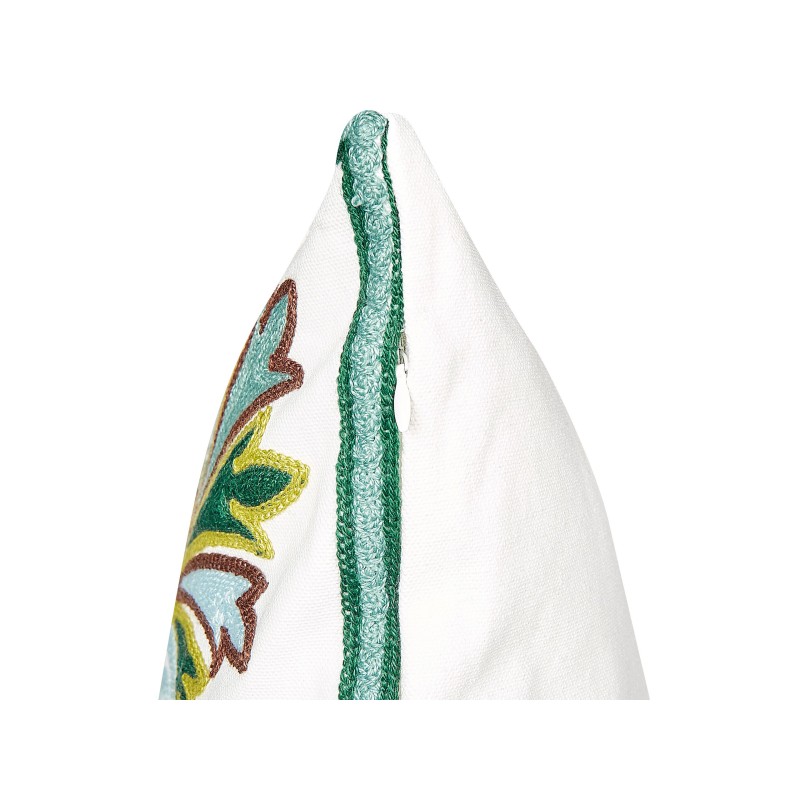 Zestaw 2 poduszek dekoracyjnych ELANITE Bawełna 45 x 45 cm Zielony Wzór orientalny