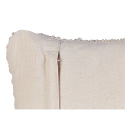 Zestaw 2 poduszek dekoracyjnych BESHAM Bawełna 45 x 45 cm Jasnobeżowy Wzór geometryczny