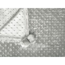 Koc SAMUR 200 x 220 cm Jasnoszary