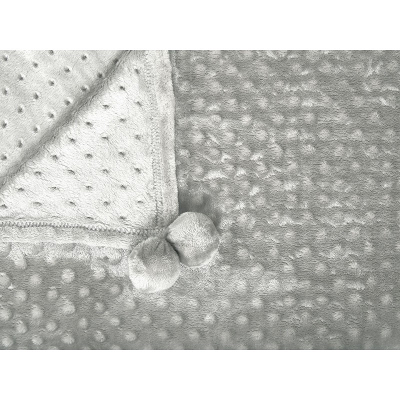 Koc SAMUR 200 x 220 cm Jasnoszary