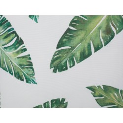 Zestaw 2 poduszek dekoracyjnych DIANELLA 45 x 45 cm Ciemnozielony Wzór roślinny