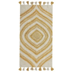 Dywan bawełniany 80 x 150 cm beżowo-żółty BINGOL