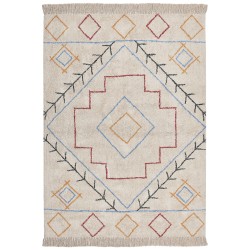 Dywan bawełniany 160 x 230 cm wielokolorowy KUSKAN