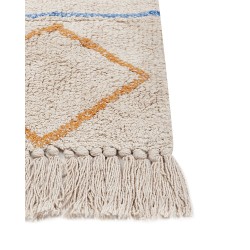 Dywan bawełniany 160 x 230 cm wielokolorowy KUSKAN