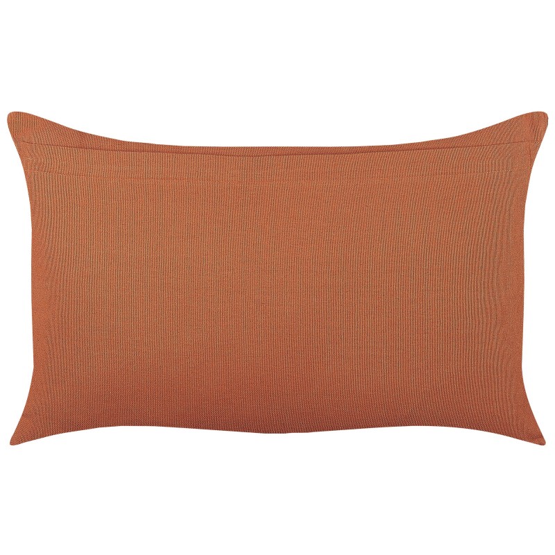 Zestaw 2 poduszek dekoracyjnych ALBIUM Bawełna 55 x 35 cm Pomarańczowy Wzór zygzak