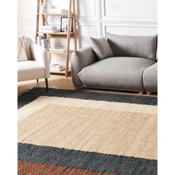 Dywan z juty 200 x 300 cm wielokolorowy ORTAKOY