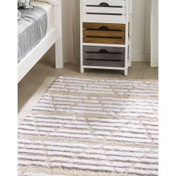 Dywan bawełniany 120 x 180 cm beżowy AHIRLI