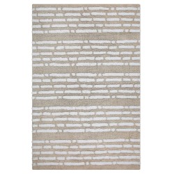 Dywan bawełniany 120 x 180 cm beżowy AHIRLI