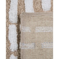 Dywan bawełniany 120 x 180 cm beżowy AHIRLI