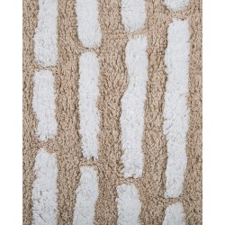 Dywan bawełniany 120 x 180 cm beżowy AHIRLI