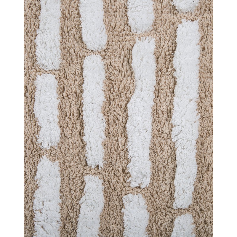 Dywan bawełniany 120 x 180 cm beżowy AHIRLI