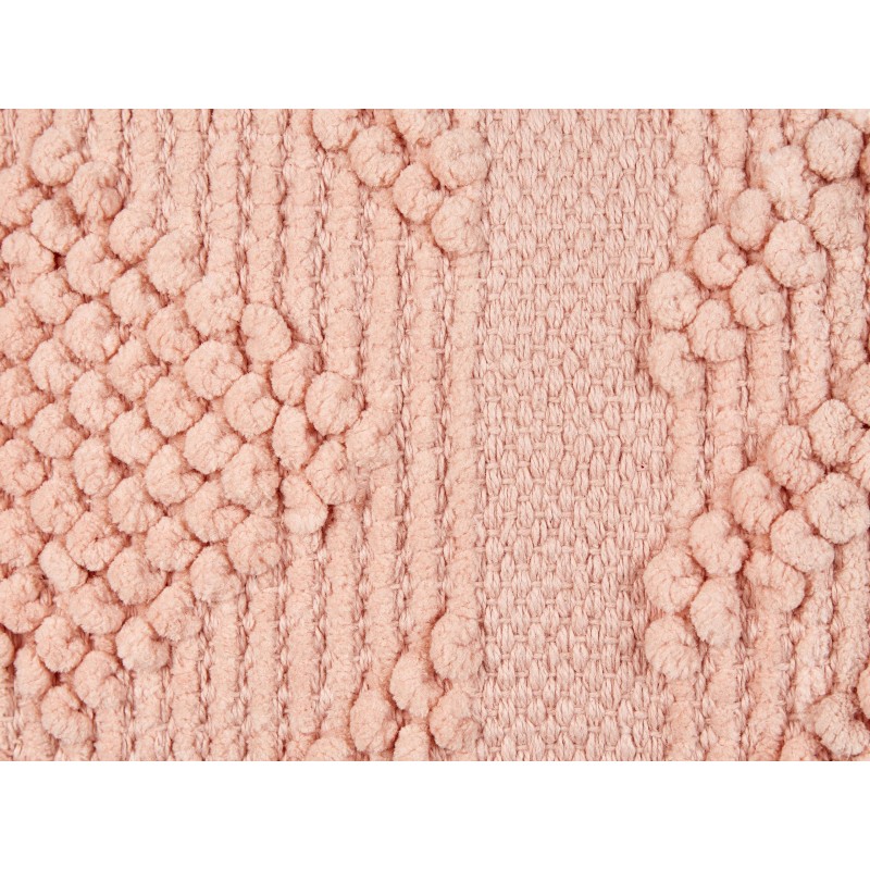 Zestaw 2 poduszek dekoracyjnych VALVARIA Bawełna 30 x 50 cm Brzoskwiniowy Wzór zygzak