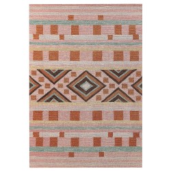 Dywan wełniany 160 x 230 cm wielokolorowy YOMRA