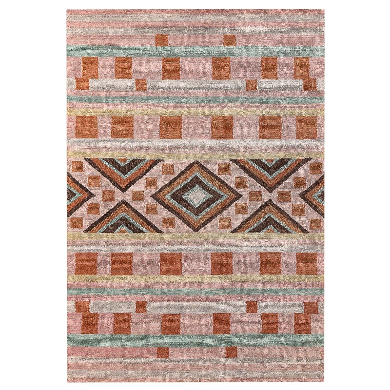 Dywan wełniany 160 x 230 cm wielokolorowy YOMRA