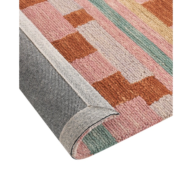 Dywan wełniany 160 x 230 cm wielokolorowy YOMRA