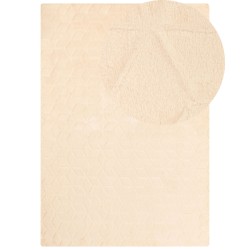 Dywan sztuczne futro królika 160 x 230 cm beżowy THATTA