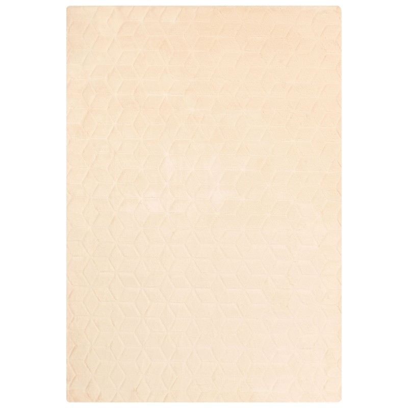 Dywan sztuczne futro królika 160 x 230 cm beżowy THATTA