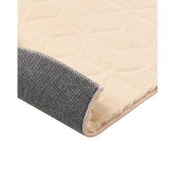 Dywan sztuczne futro królika 160 x 230 cm beżowy THATTA