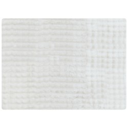 Koc SALKA Sztuczne futro 150 x 200 cm Biały