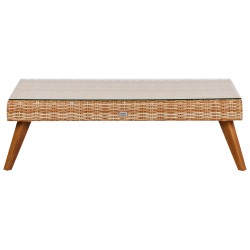 Zestaw ogrodowy ze stolikiem dla 5 osób VITTORIA Technorattan Złamana biel