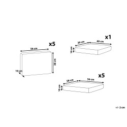 Komplet poszewek na poduchy ogrodowe ROMA Szary