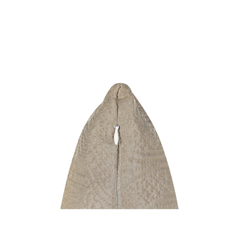 Narzuta na łóżko z poduszkami SHUSH 140 x 210 cm Beżowoszary