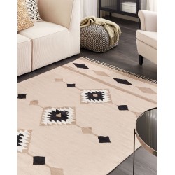 Dywan bawełniany kilim 160 x 230 cm wielokolorowy BERDIK