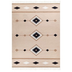 Dywan bawełniany kilim 160 x 230 cm wielokolorowy BERDIK