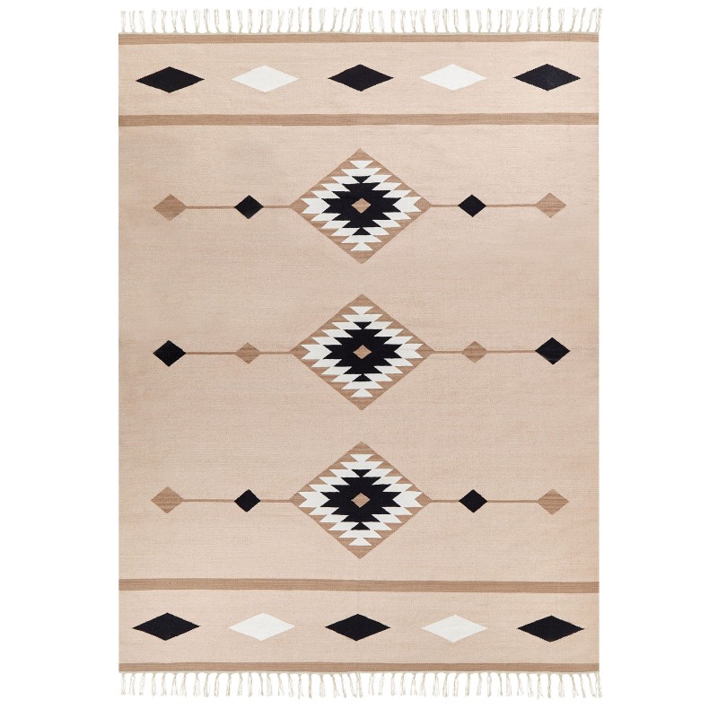 Dywan bawełniany kilim 160 x 230 cm wielokolorowy BERDIK