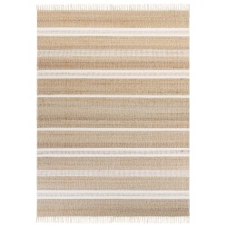 Dywan z juty 160 x 230 cm beżowo-biały TALPUR