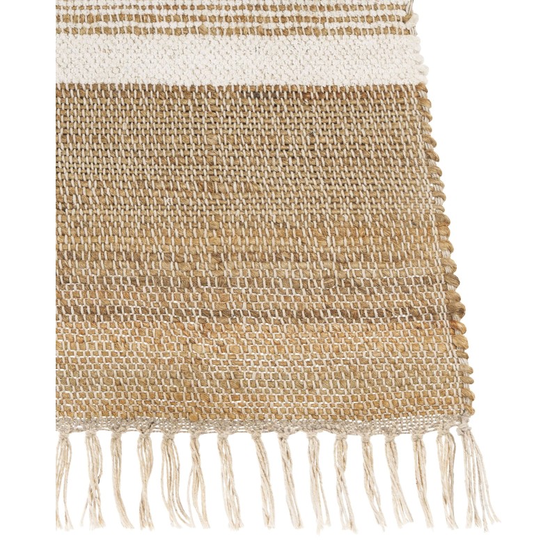 Dywan z juty 160 x 230 cm beżowo-biały TALPUR