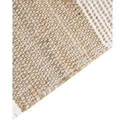 Dywan z juty 160 x 230 cm beżowo-biały TALPUR