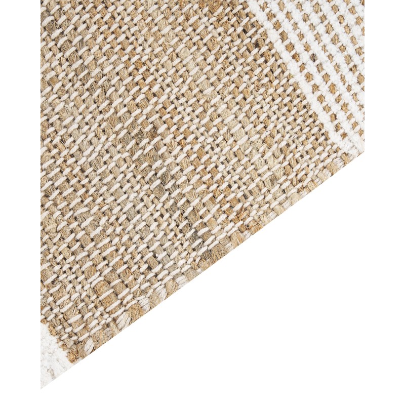 Dywan z juty 160 x 230 cm beżowo-biały TALPUR
