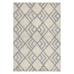 Dywan bawełniany 140 x 200 cm beżowo-szary NEVSEHIR