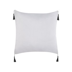 Zestaw 2 poduszek dekoracyjnych LIRIOPE 45 x 45 cm Czarny/ biały Wzór geometryczny