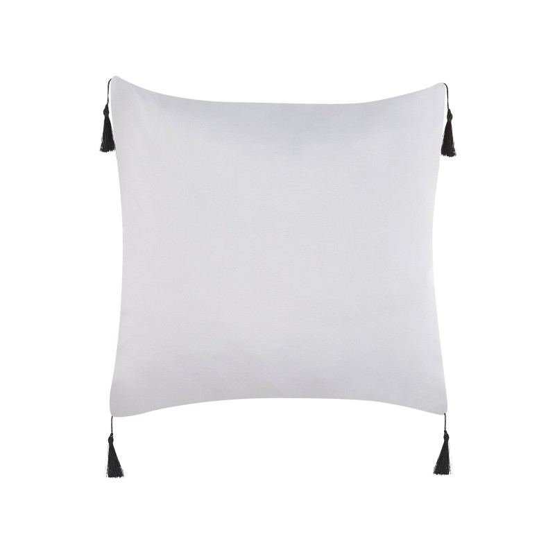 Zestaw 2 poduszek dekoracyjnych LIRIOPE 45 x 45 cm Czarny/ biały Wzór geometryczny