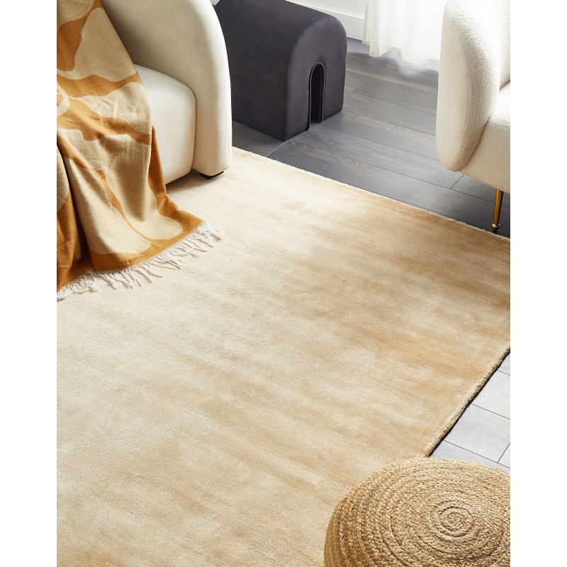 Dywan z wiskozy 160 x 230 cm piaskowy GESI II