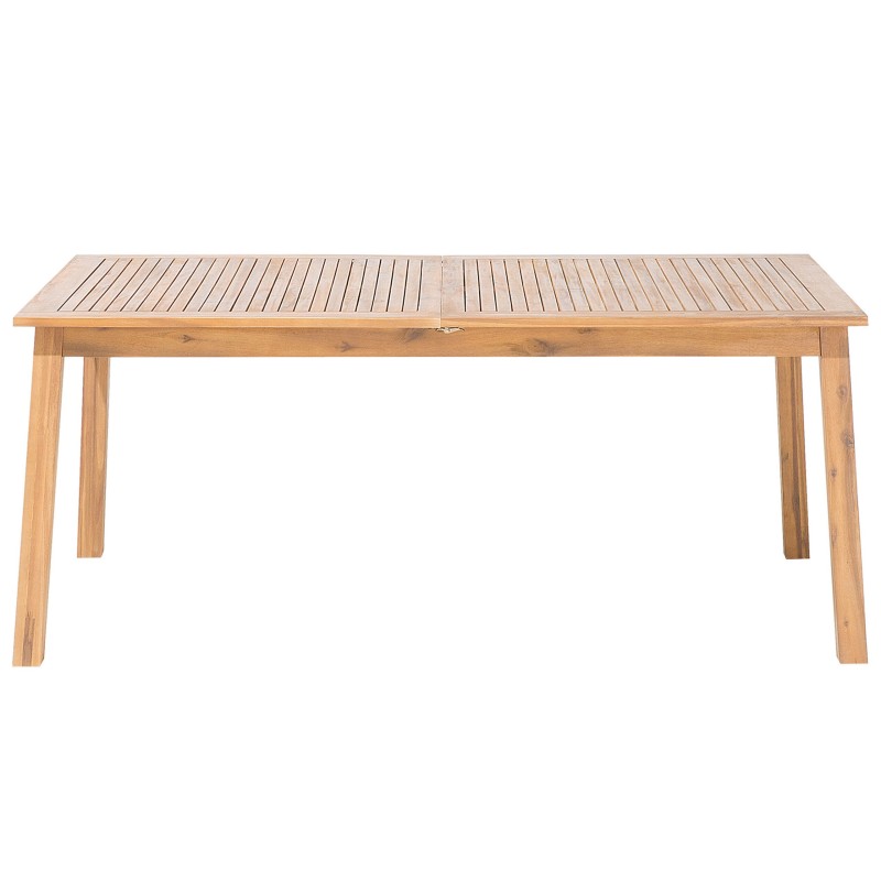 Stół ogrodowy rozkładany CESANA 180/240 cm 100 cm Drewno akacjowe Jasnobrązowy