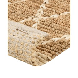 Dywan z juty 80 x 300 cm beżowy ZORAVA