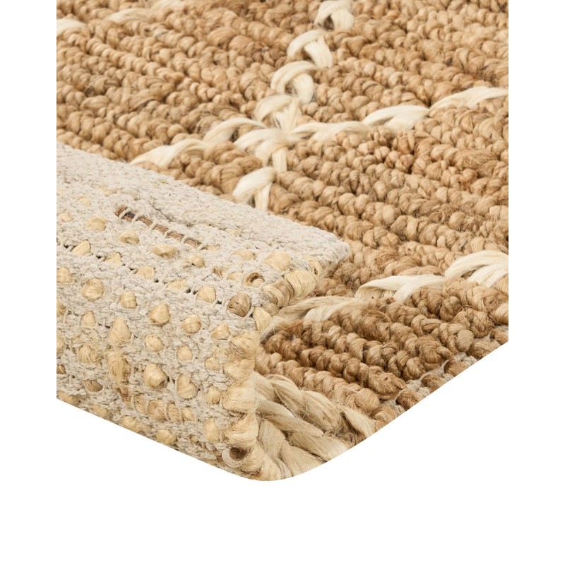 Dywan z juty 80 x 300 cm beżowy ZORAVA