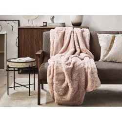 Koc CHAAB 150 x 200 cm Różowy