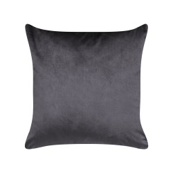 Zestaw 2 poduszek dekoracyjnych ALYSSUM Welur 45 x 45 cm Szary Wzór marokańskiej koniczyny