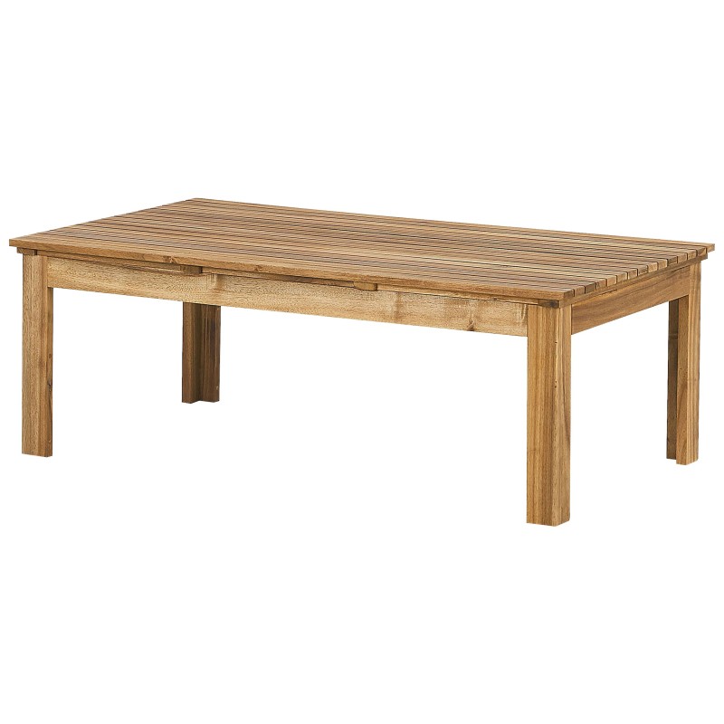 Zestaw ogrodowy ze stolikiem dla 4 osób PACIFIC Drewno akacjowe Czarny